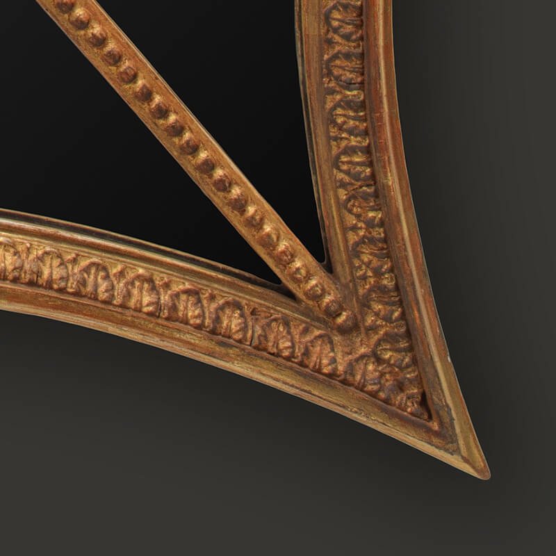 Hand carved acanthus leaf