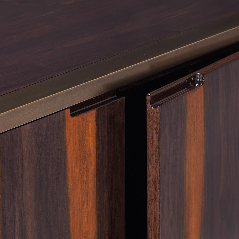 Walnut Credenza Detail 1