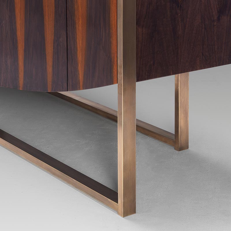 Walnut Credenza Detail 2